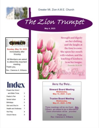 May Newsletter